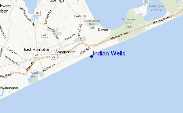 mappa di localizzazione di Indian Wells
