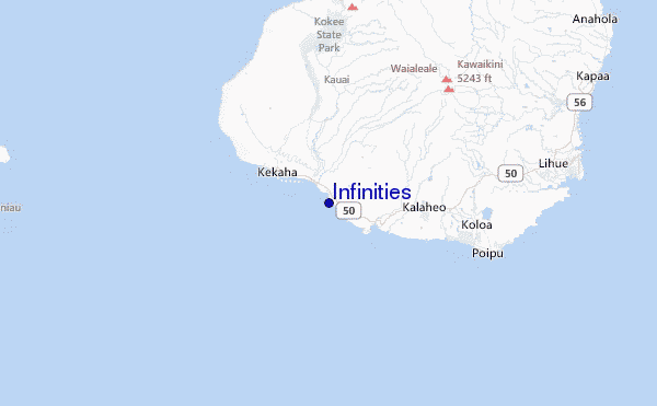 Infinities Location Map