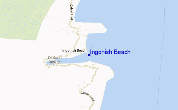 mappa di localizzazione di Ingonish Beach