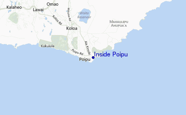 mappa di localizzazione di Inside Poipu