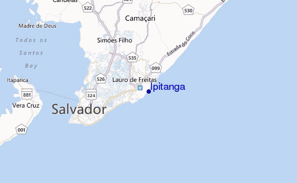 Ipitanga Location Map