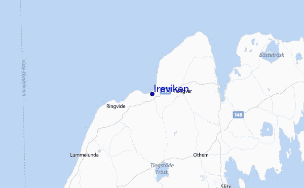 Ireviken Location Map