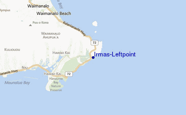 mappa di localizzazione di Irmas/Leftpoint