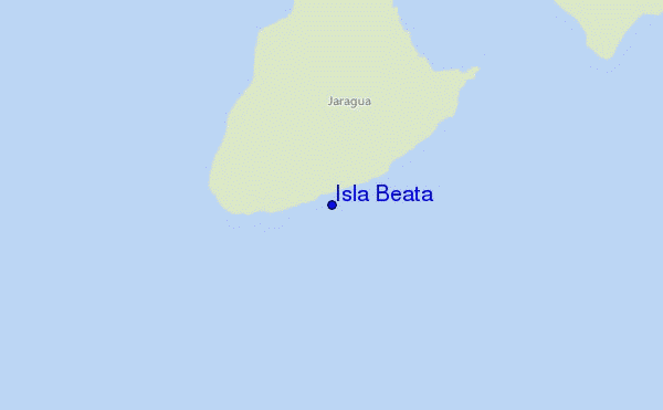 mappa di localizzazione di Isla Beata