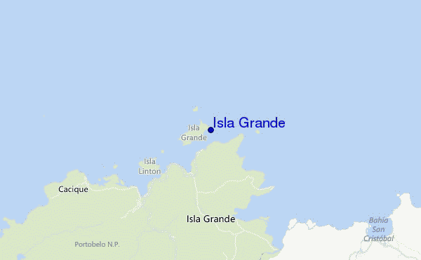 mappa di localizzazione di Isla Grande