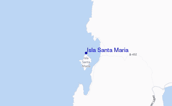 mappa di localizzazione di Isla Santa Maria