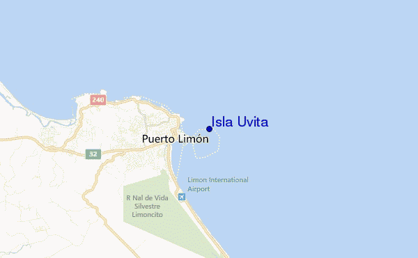 mappa di localizzazione di Isla Uvita