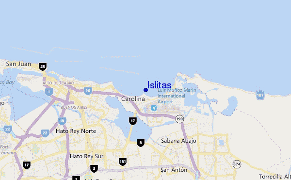 mappa di localizzazione di Islitas
