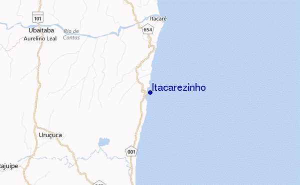 Itacarezinho Location Map