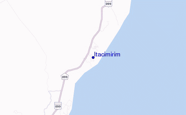 mappa di localizzazione di Itacimirim
