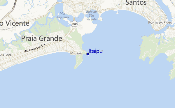 mappa di localizzazione di Itaipu