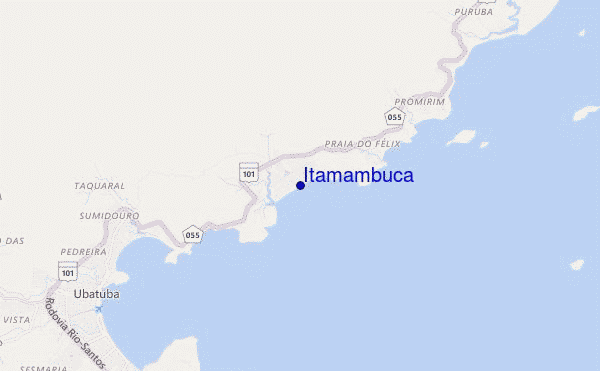 mappa di localizzazione di Itamambuca