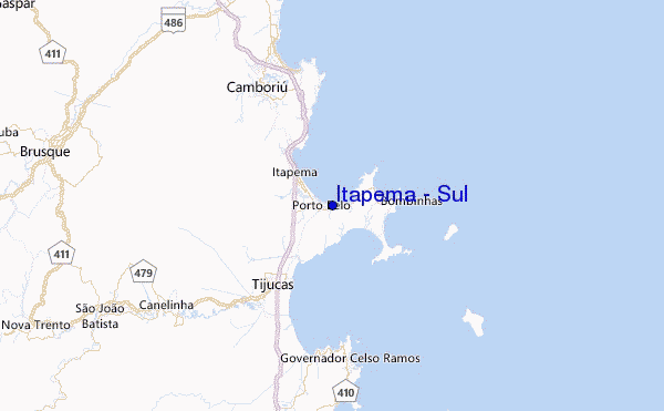 Itapema - Sul Location Map