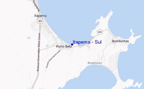 mappa di localizzazione di Itapema - Sul