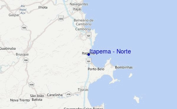 Itapema - Norte Location Map