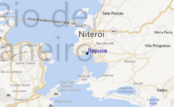 mappa di localizzazione di Itapuca