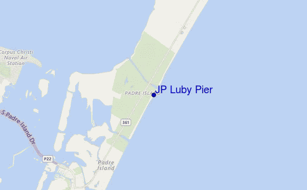 mappa di localizzazione di JP Luby Pier