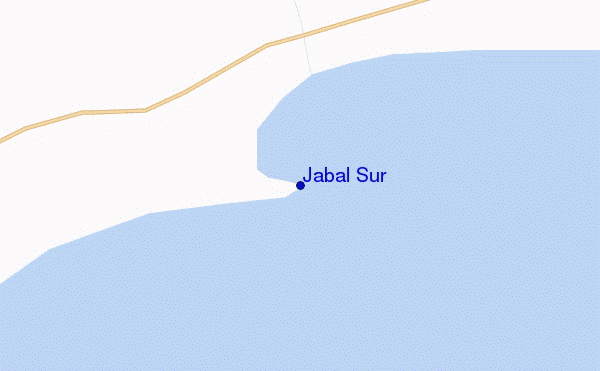 mappa di localizzazione di Jabal Sur