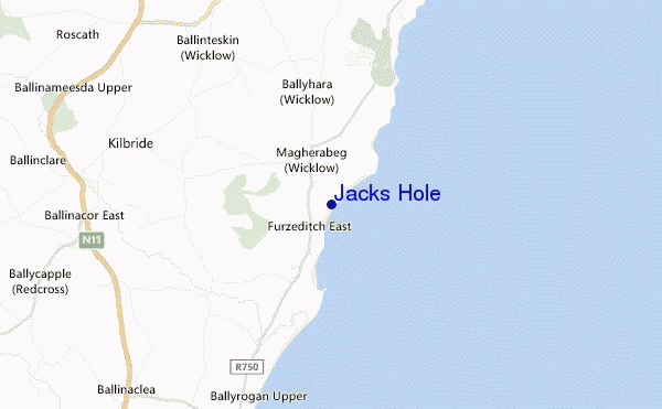 mappa di localizzazione di Jacks Hole