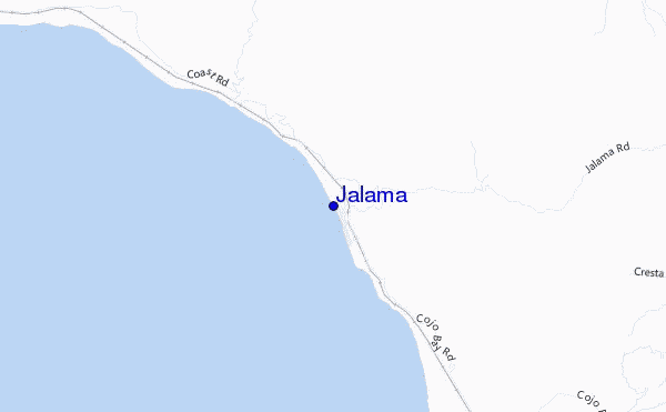 mappa di localizzazione di Jalama