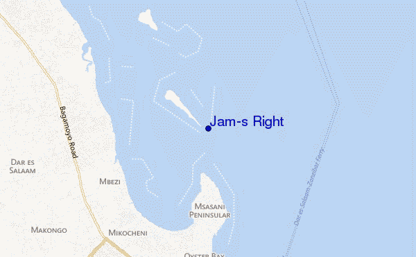 mappa di localizzazione di Jam's Right