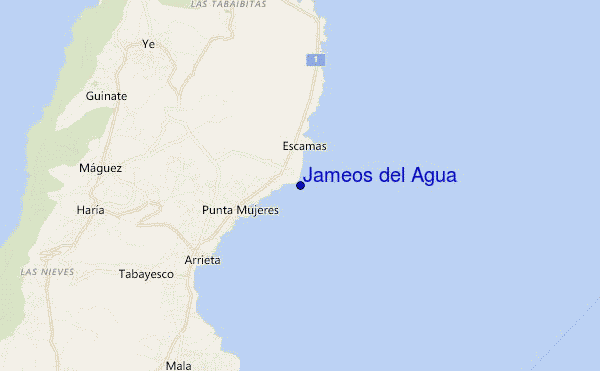 mappa di localizzazione di Jameos del Agua