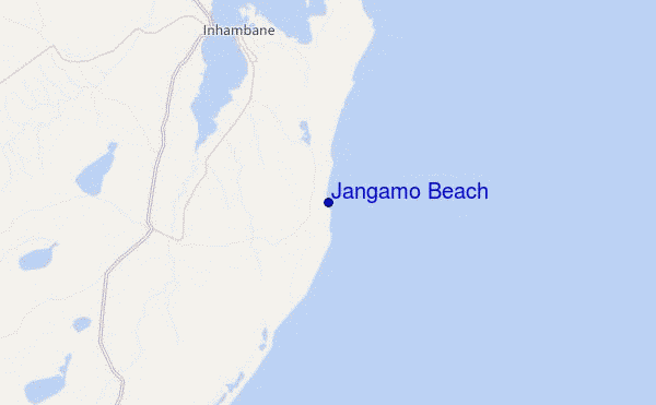 Jangamo Beach Location Map
