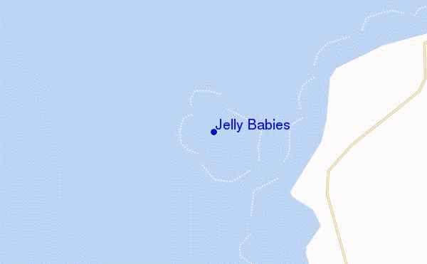 mappa di localizzazione di Jelly Babies