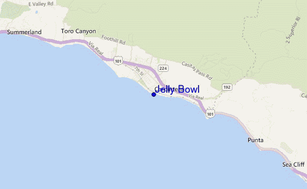 mappa di localizzazione di Jelly Bowl