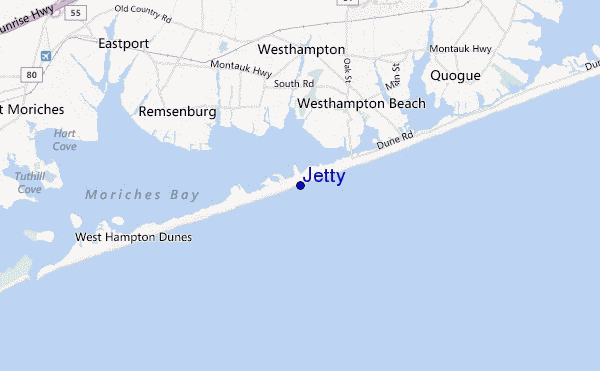 mappa di localizzazione di Jetty