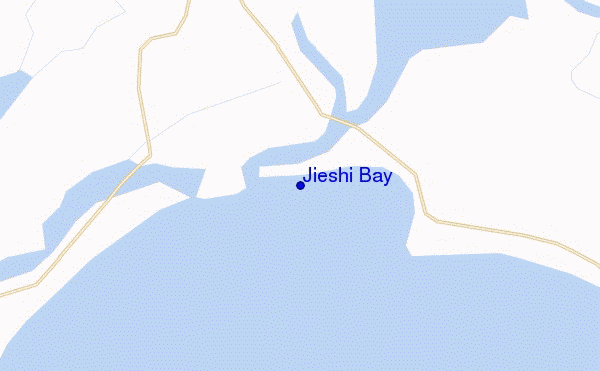 mappa di localizzazione di Jieshi Bay