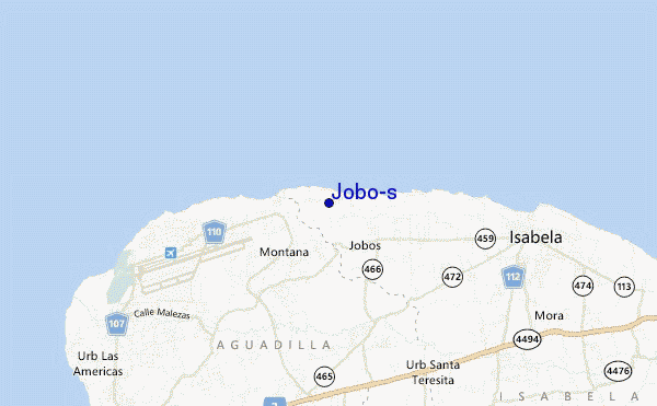 mappa di localizzazione di Jobo's