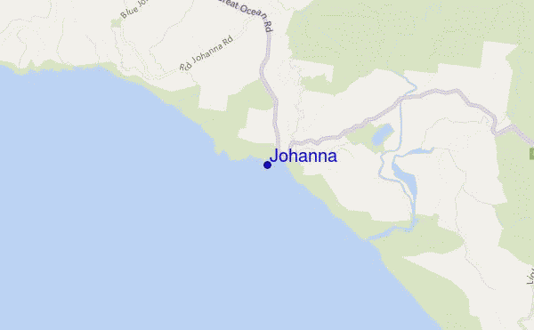 mappa di localizzazione di Johanna