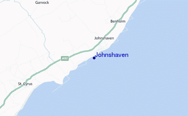 mappa di localizzazione di Johnshaven