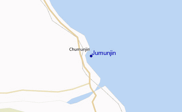 mappa di localizzazione di Jumunjin