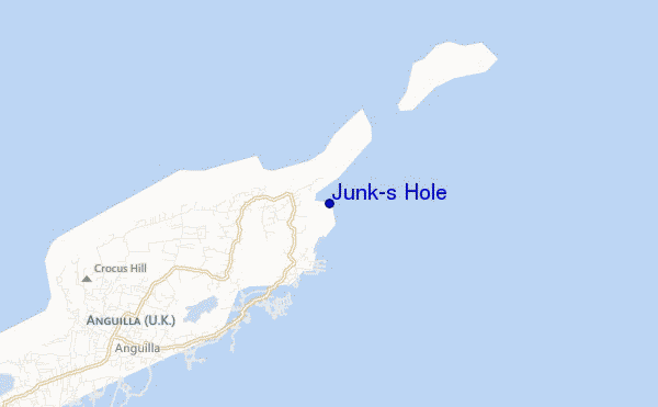 mappa di localizzazione di Junk's Hole