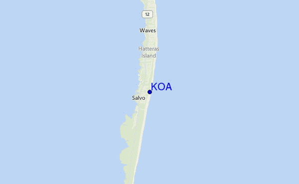 mappa di localizzazione di K.O.A