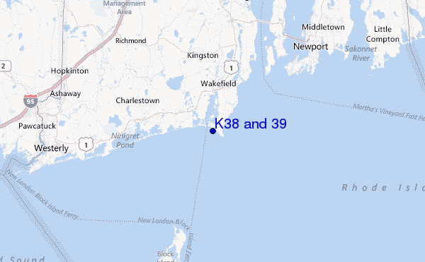 K38 and 39 Location Map