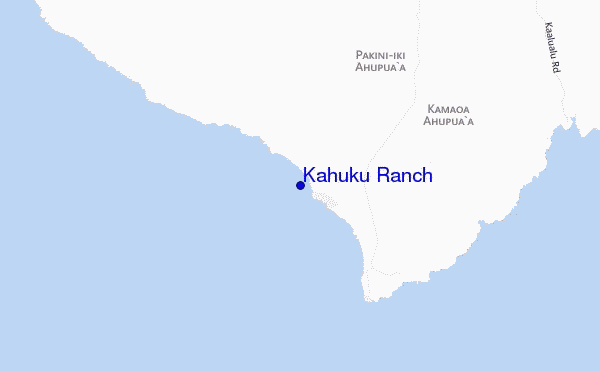 mappa di localizzazione di Kahuku Ranch