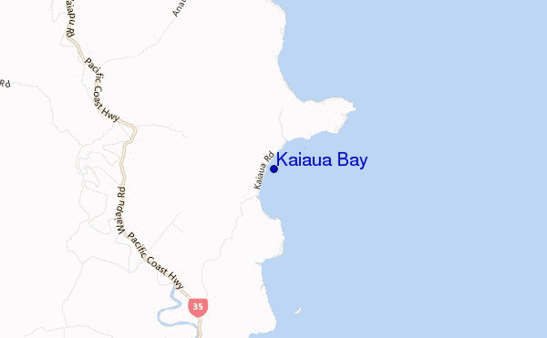 mappa di localizzazione di Kaiaua Bay