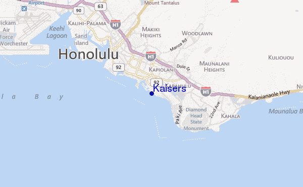 mappa di localizzazione di Kaisers
