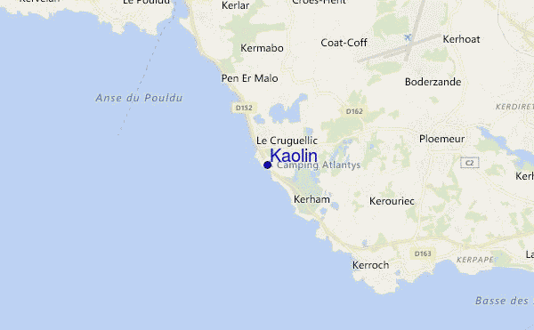 mappa di localizzazione di Kaolin