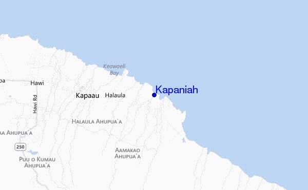mappa di localizzazione di Kapaniah