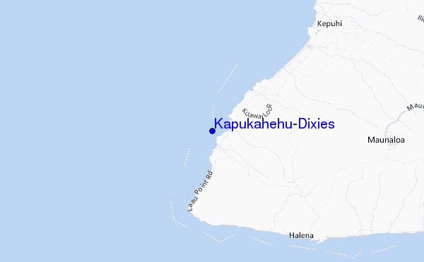 mappa di localizzazione di Kapukahehu/Dixies