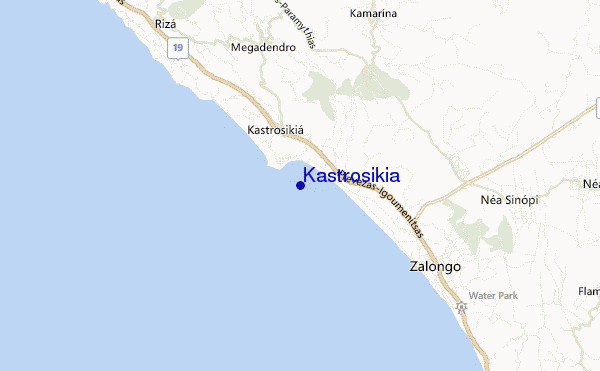 mappa di localizzazione di Kastrosikia