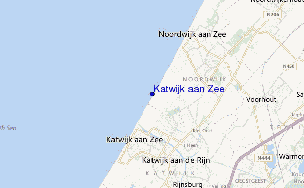 mappa di localizzazione di Katwijk aan Zee