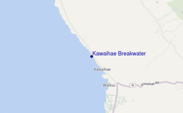 mappa di localizzazione di Kawaihae Breakwater