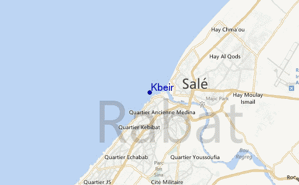 mappa di localizzazione di Kbeir