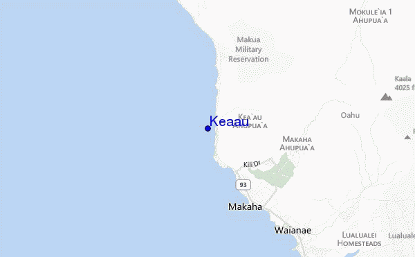 mappa di localizzazione di Keaau