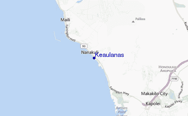 mappa di localizzazione di Keaulanas